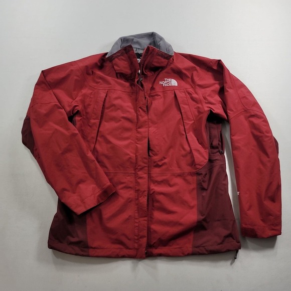 The North Face Gore-Tex Jacket Womens Large Rust Red Systems Ski‎ Nylon Hike - Picture 2 of 16